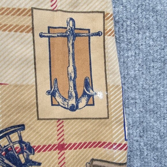 Nautica‎ Shirt Mens Large/XL Brown Button Down Marlava Yacht Boat Nautical - Picture 3 of 9